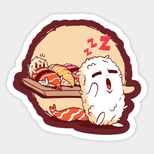 Sushi Sleep Sticker